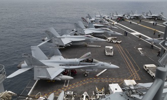 403-6128 USS Reagan - From Vulture's Row